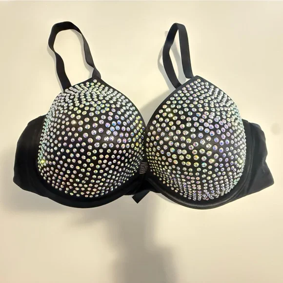 Victoria’s Secret very sexy lightly lined rhinestone bra 38d - Picture 1 of 4